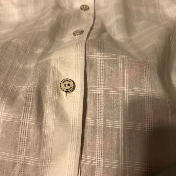 Nautica White Button Down Shirt - Picture 15 of 16